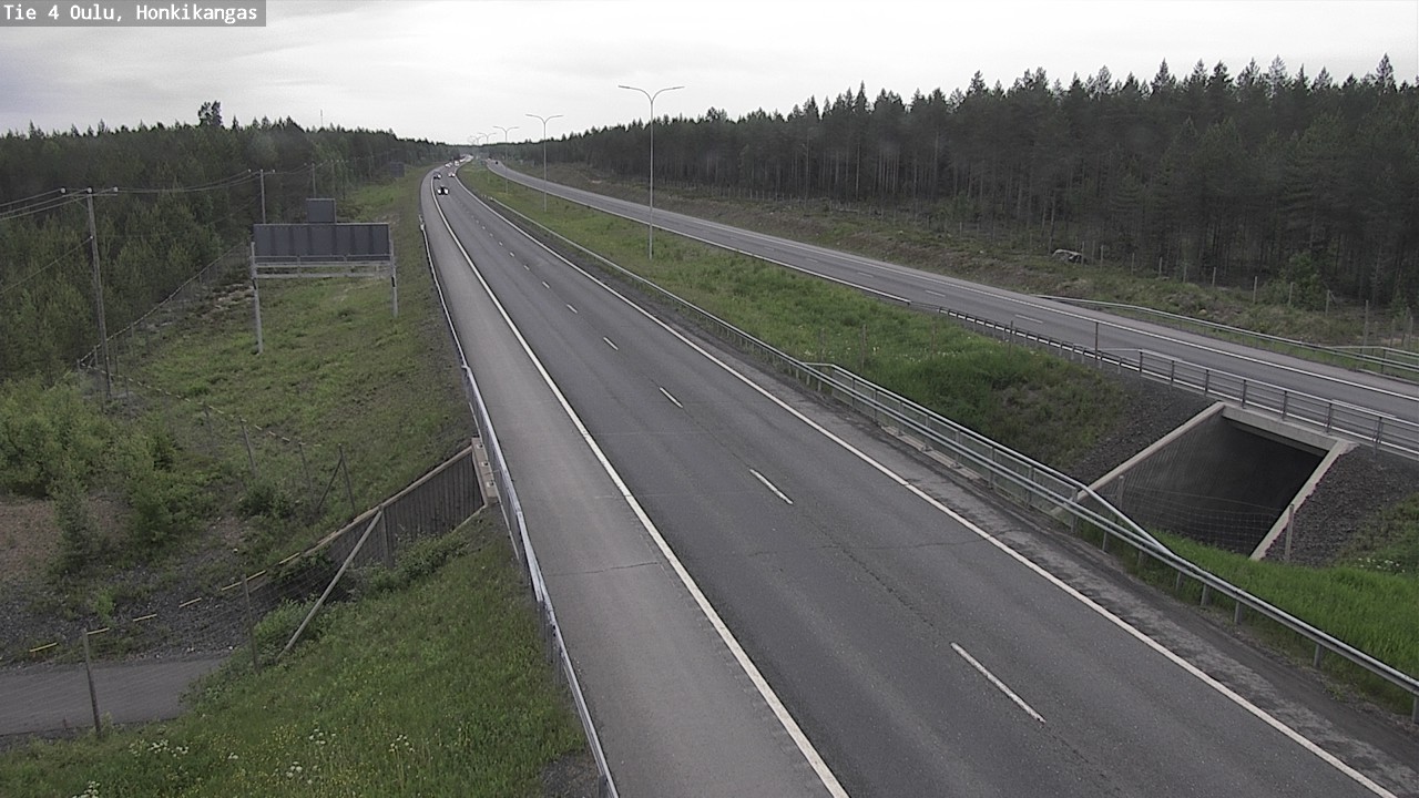 Kelikamerat Kuva Tie 4 Oulu, Honkikangas, Oulu, Pohjois-Pohjanmaa