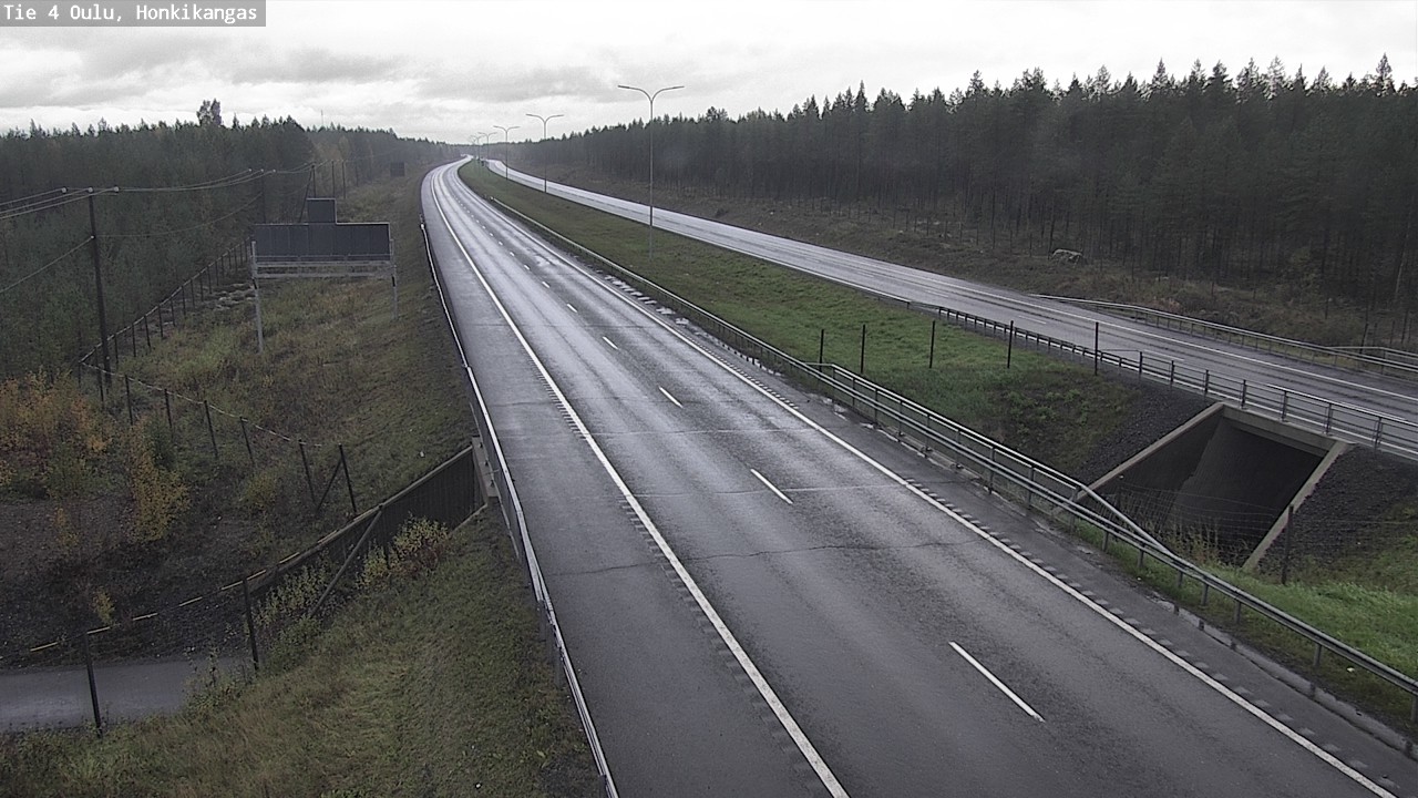 Weather Camera Image Road 4 Oulu, Honkikangas, Oulu, Pohjois-Pohjanmaa