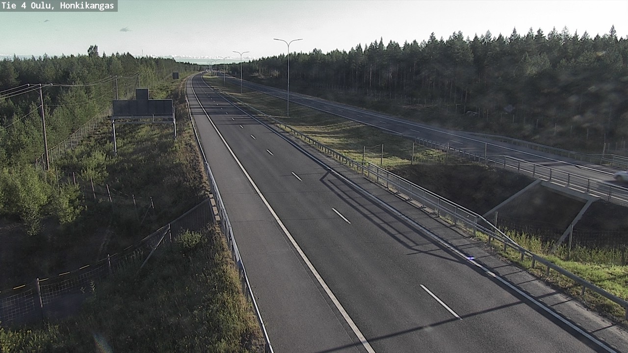 Weather Camera Image Road 4 Oulu, Honkikangas, Oulu, Pohjois-Pohjanmaa