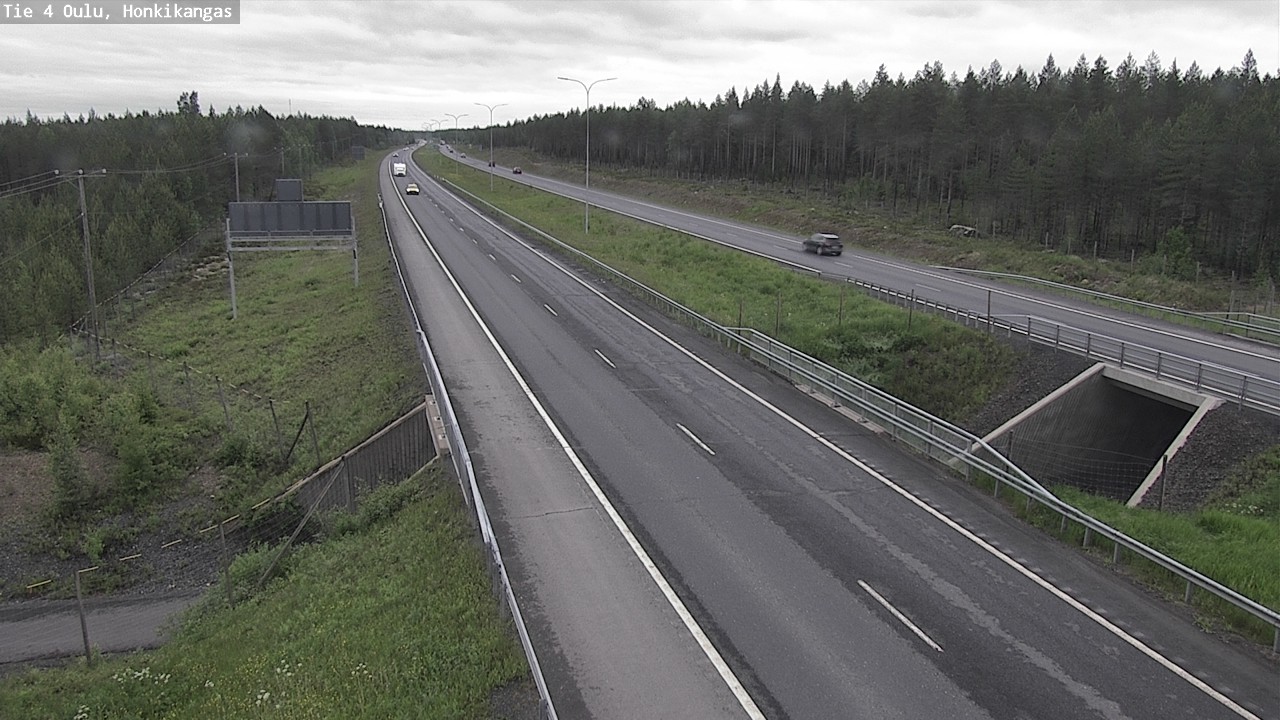 Weather Camera Image Road 4 Oulu, Honkikangas, Oulu, Pohjois-Pohjanmaa