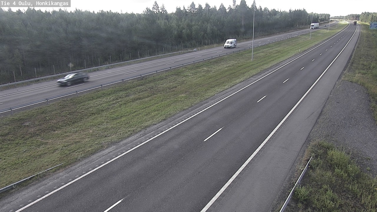Weather Camera Image Road 4 Oulu, Honkikangas, Oulu, Pohjois-Pohjanmaa
