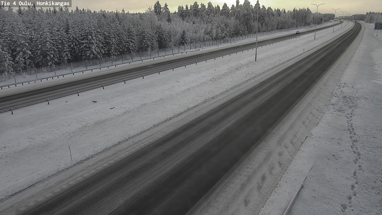 Weather Camera Image Road 4 Oulu, Honkikangas, Oulu, Pohjois-Pohjanmaa