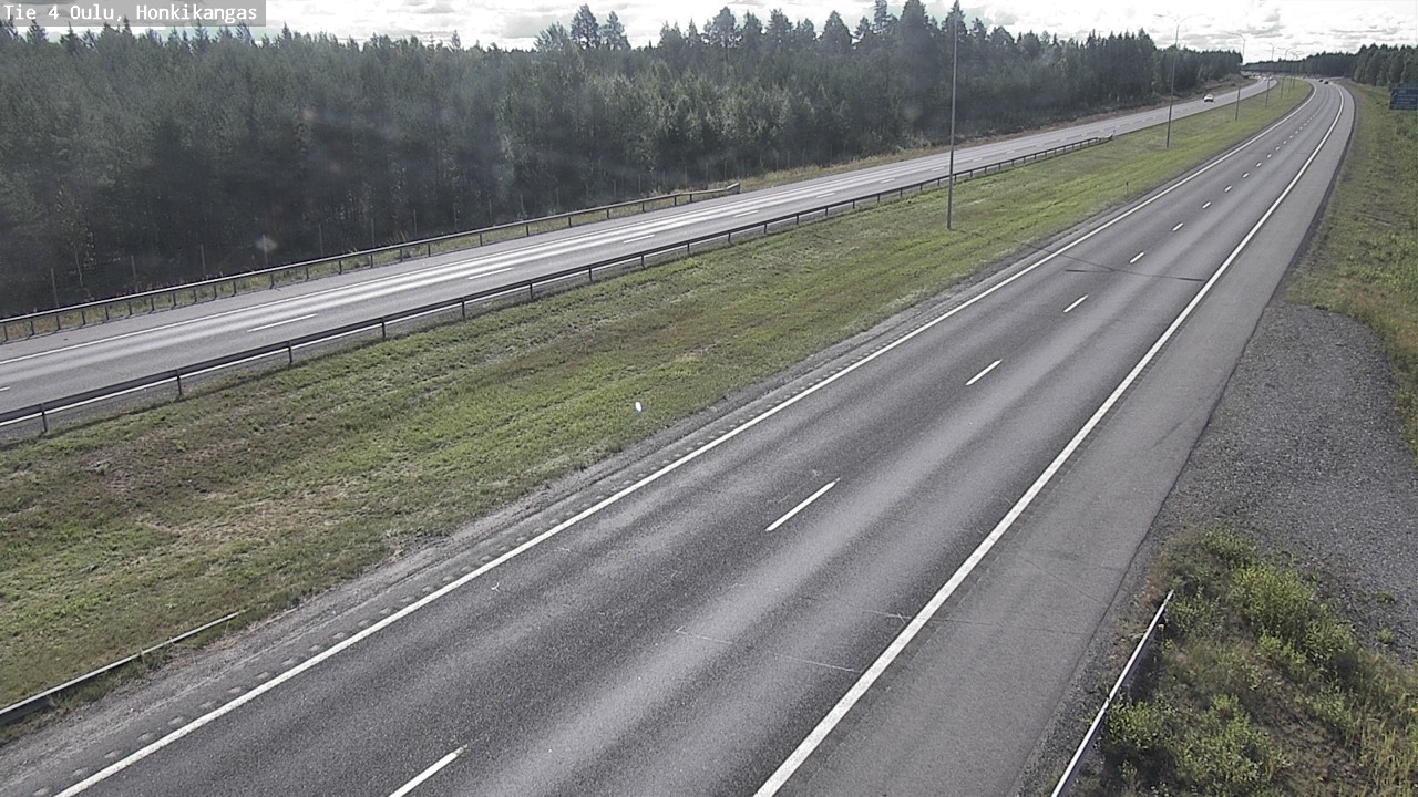 Weather Camera Image Road 4 Oulu, Honkikangas, Oulu, Pohjois-Pohjanmaa