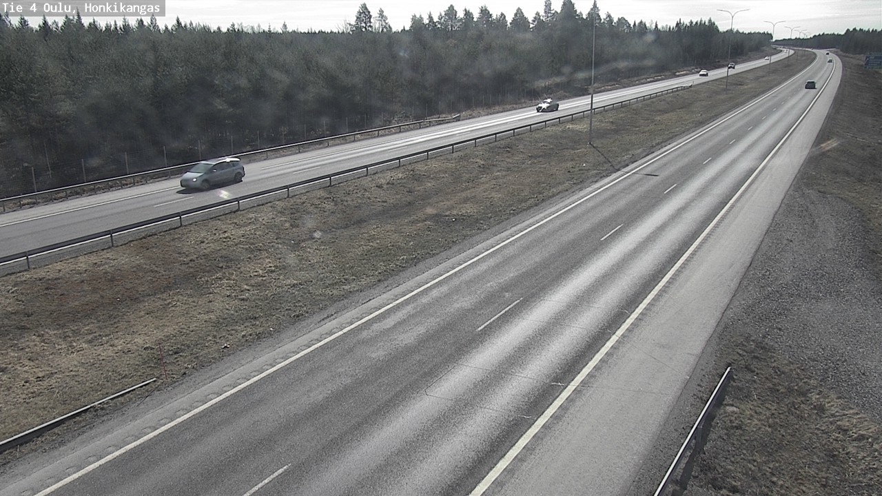 Weather Camera Image Road 4 Oulu, Honkikangas, Oulu, Pohjois-Pohjanmaa
