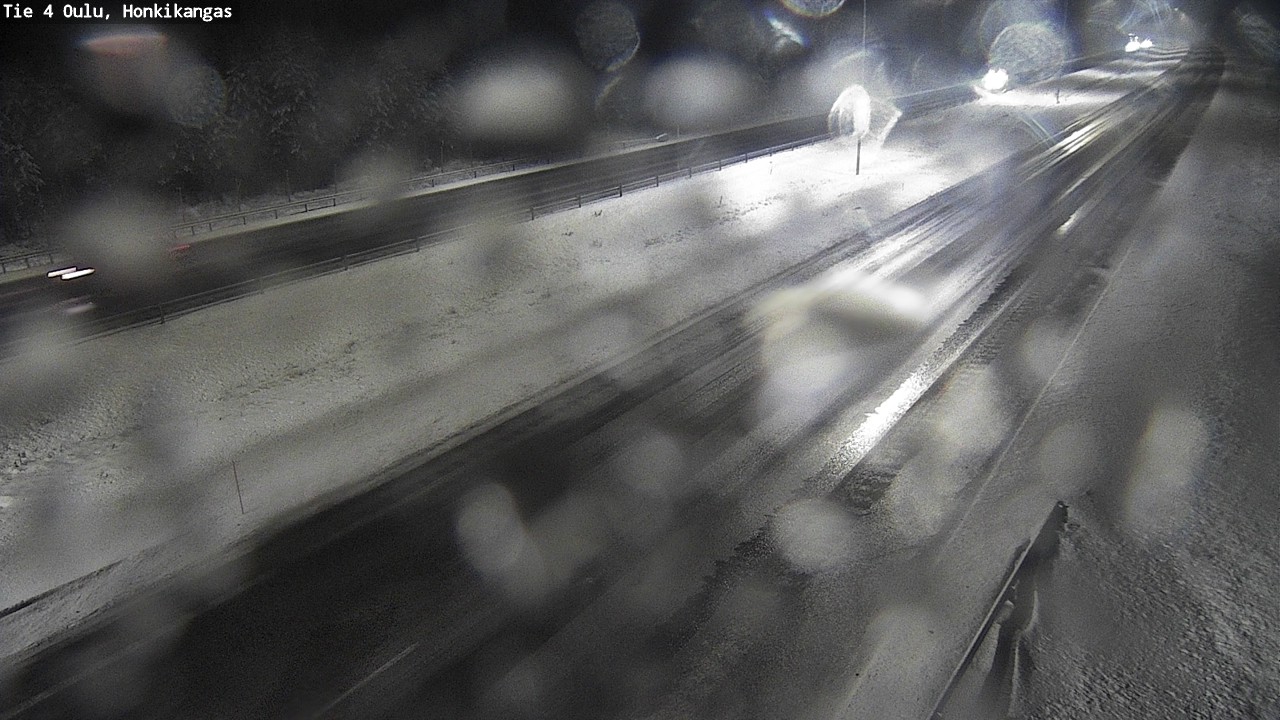 Weather Camera Image Väg 4 Oulu, Honkikangas, Oulu, Pohjois-Pohjanmaa