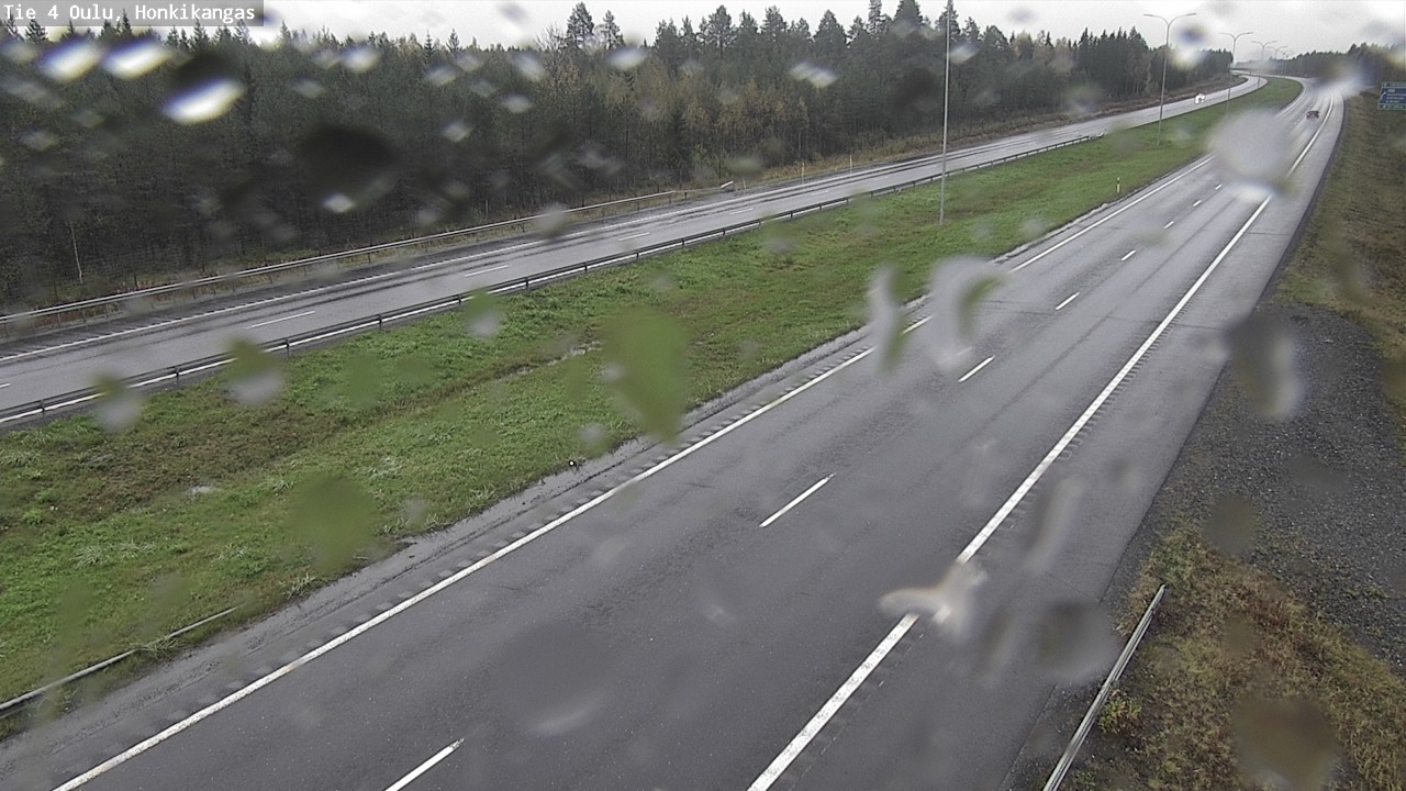Weather Camera Image Road 4 Oulu, Honkikangas, Oulu, Pohjois-Pohjanmaa