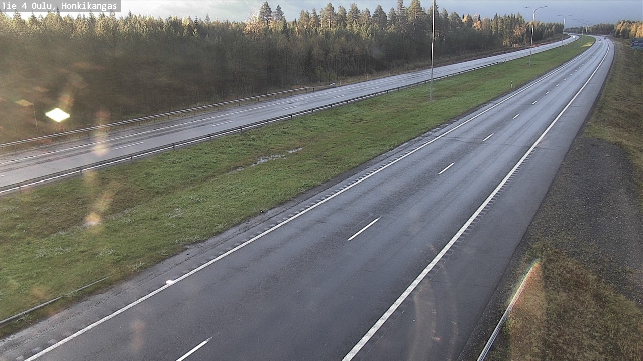 Weather Camera Image Road 4 Oulu, Honkikangas, Oulu, Pohjois-Pohjanmaa