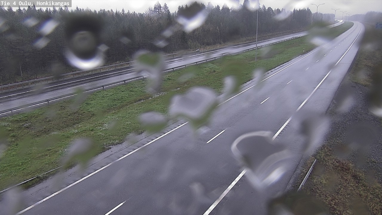 Weather Camera Image Road 4 Oulu, Honkikangas, Oulu, Pohjois-Pohjanmaa