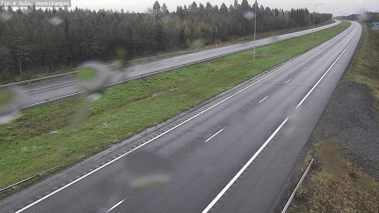 Weather Camera Image Road 4 Oulu, Honkikangas, Oulu, Pohjois-Pohjanmaa