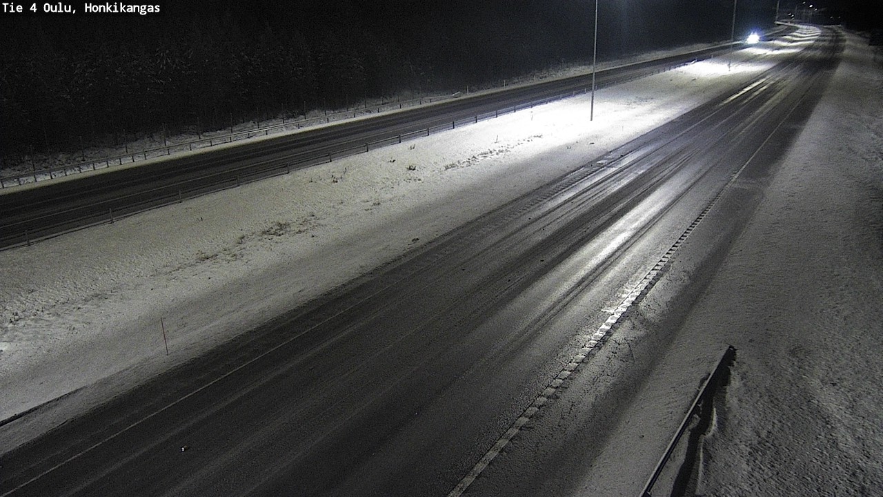 Weather Camera Image Väg 4 Oulu, Honkikangas, Oulu, Pohjois-Pohjanmaa