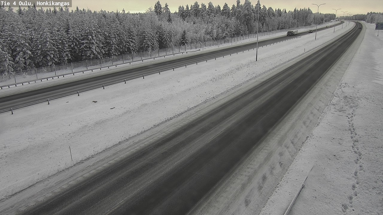 Weather Camera Image Road 4 Oulu, Honkikangas, Oulu, Pohjois-Pohjanmaa