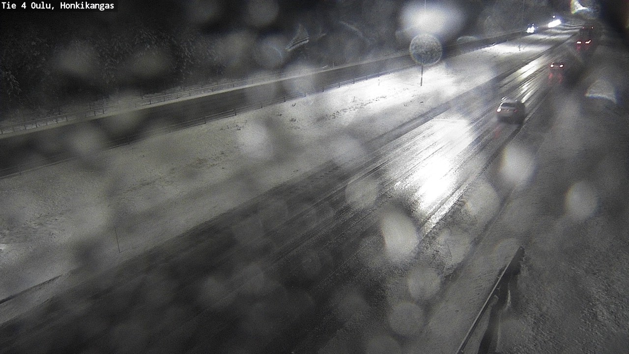 Weather Camera Image Väg 4 Oulu, Honkikangas, Oulu, Pohjois-Pohjanmaa