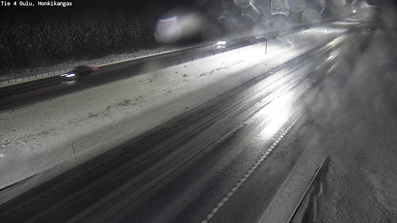 Weather Camera Image Väg 4 Oulu, Honkikangas, Oulu, Pohjois-Pohjanmaa