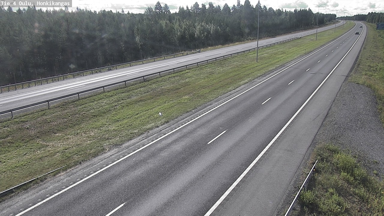 Weather Camera Image Road 4 Oulu, Honkikangas, Oulu, Pohjois-Pohjanmaa