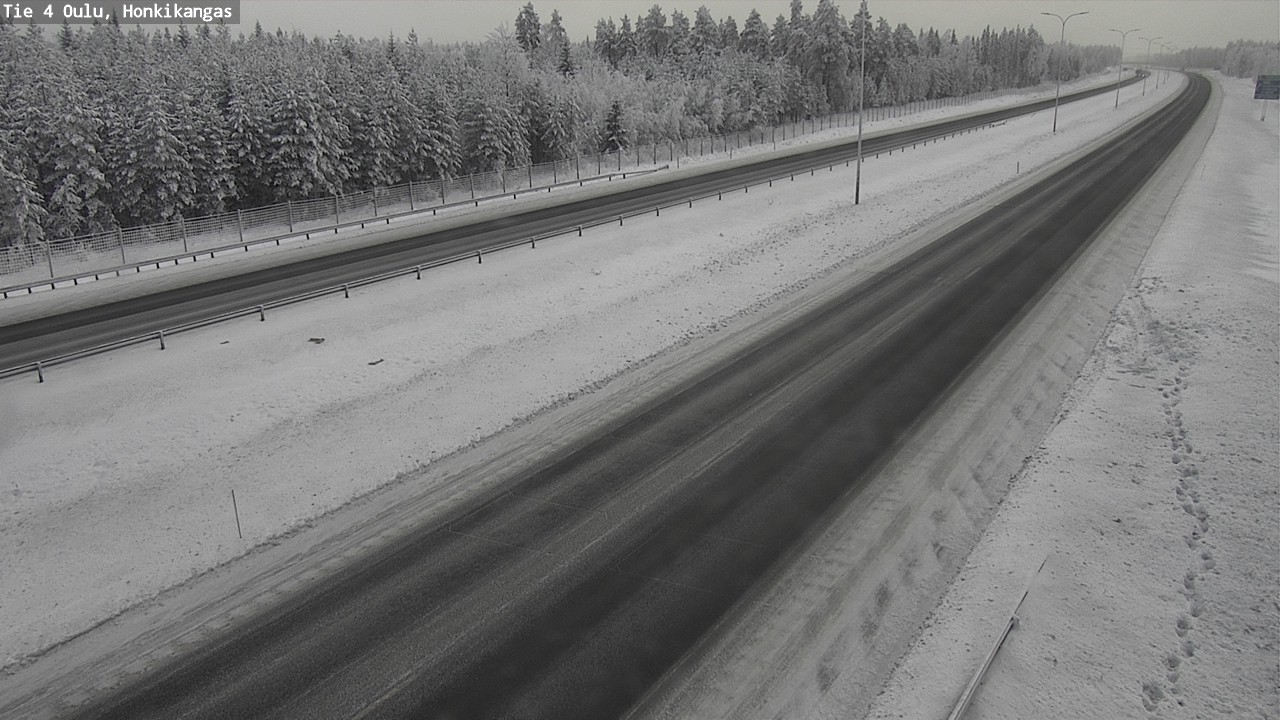 Weather Camera Image Road 4 Oulu, Honkikangas, Oulu, Pohjois-Pohjanmaa