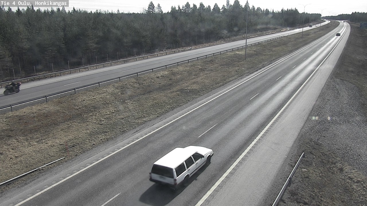 Weather Camera Image Road 4 Oulu, Honkikangas, Oulu, Pohjois-Pohjanmaa