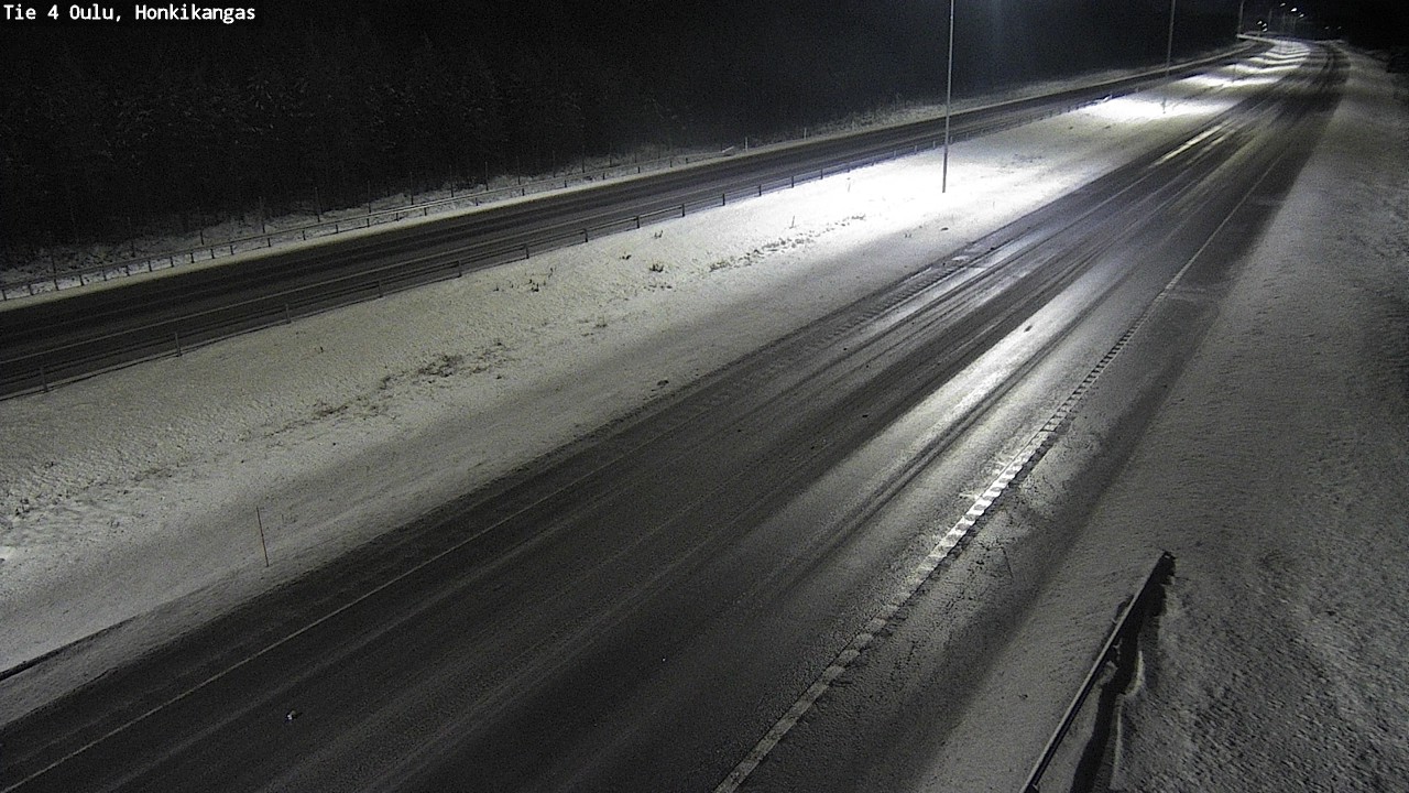 Weather Camera Image Väg 4 Oulu, Honkikangas, Oulu, Pohjois-Pohjanmaa