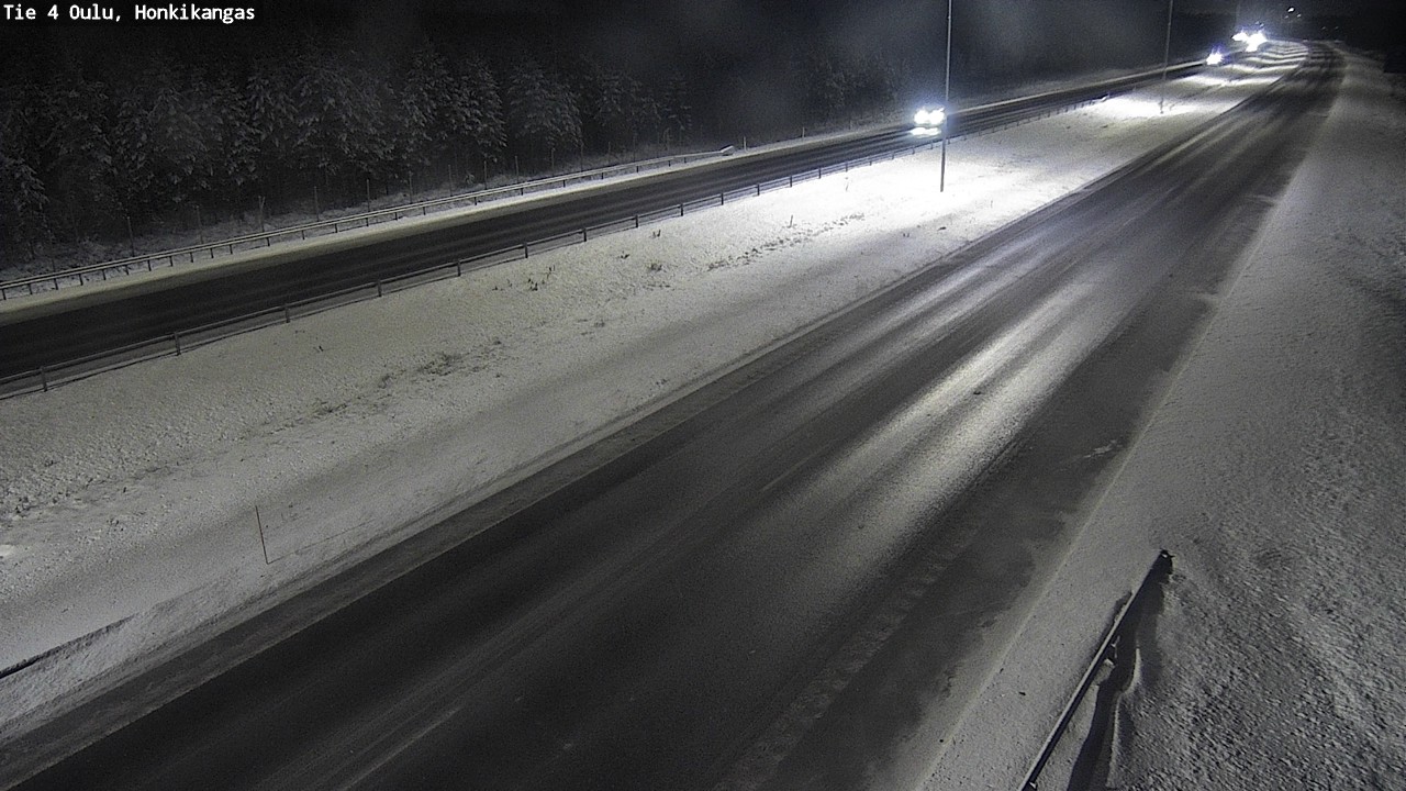 Weather Camera Image Väg 4 Oulu, Honkikangas, Oulu, Pohjois-Pohjanmaa