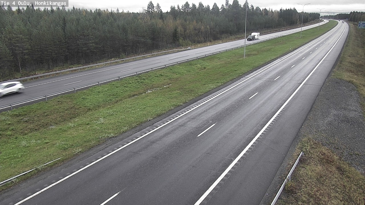 Weather Camera Image Road 4 Oulu, Honkikangas, Oulu, Pohjois-Pohjanmaa