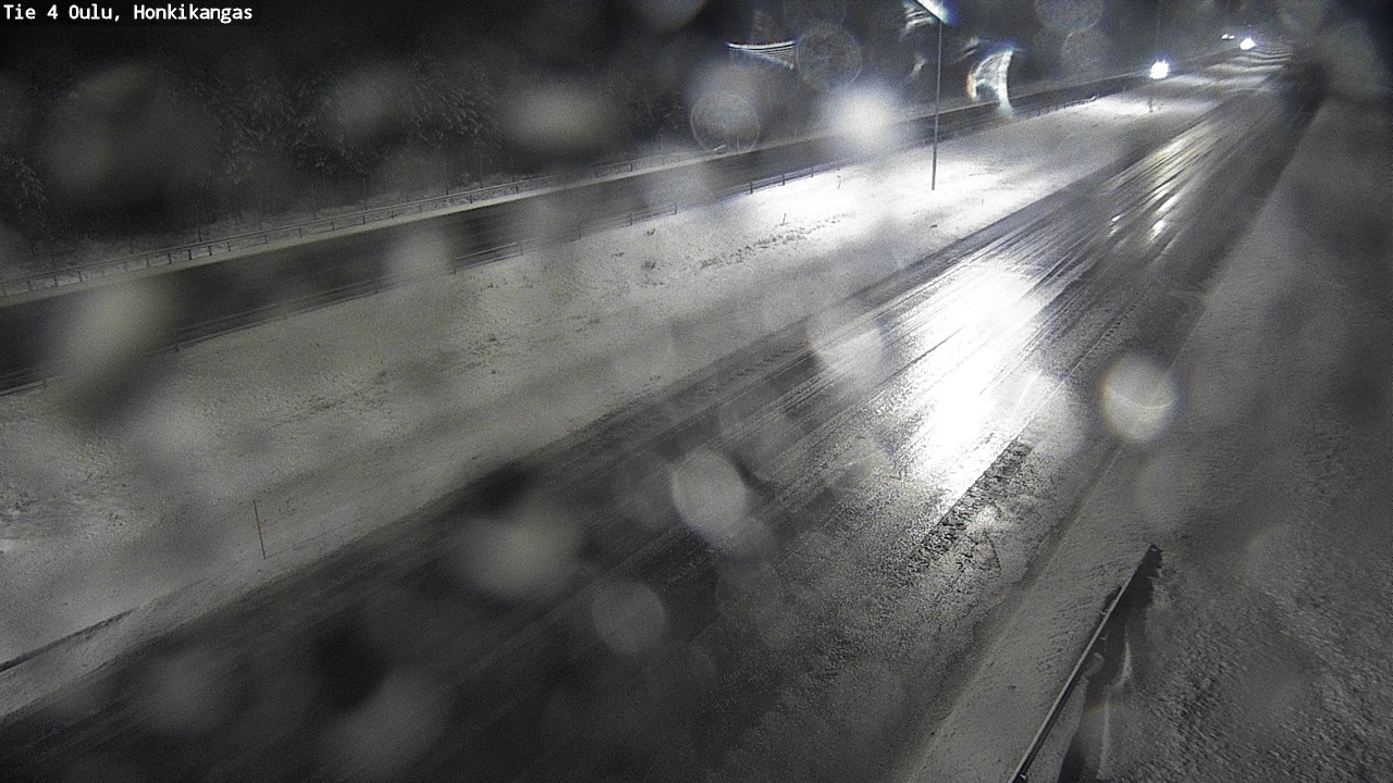 Weather Camera Image Väg 4 Oulu, Honkikangas, Oulu, Pohjois-Pohjanmaa