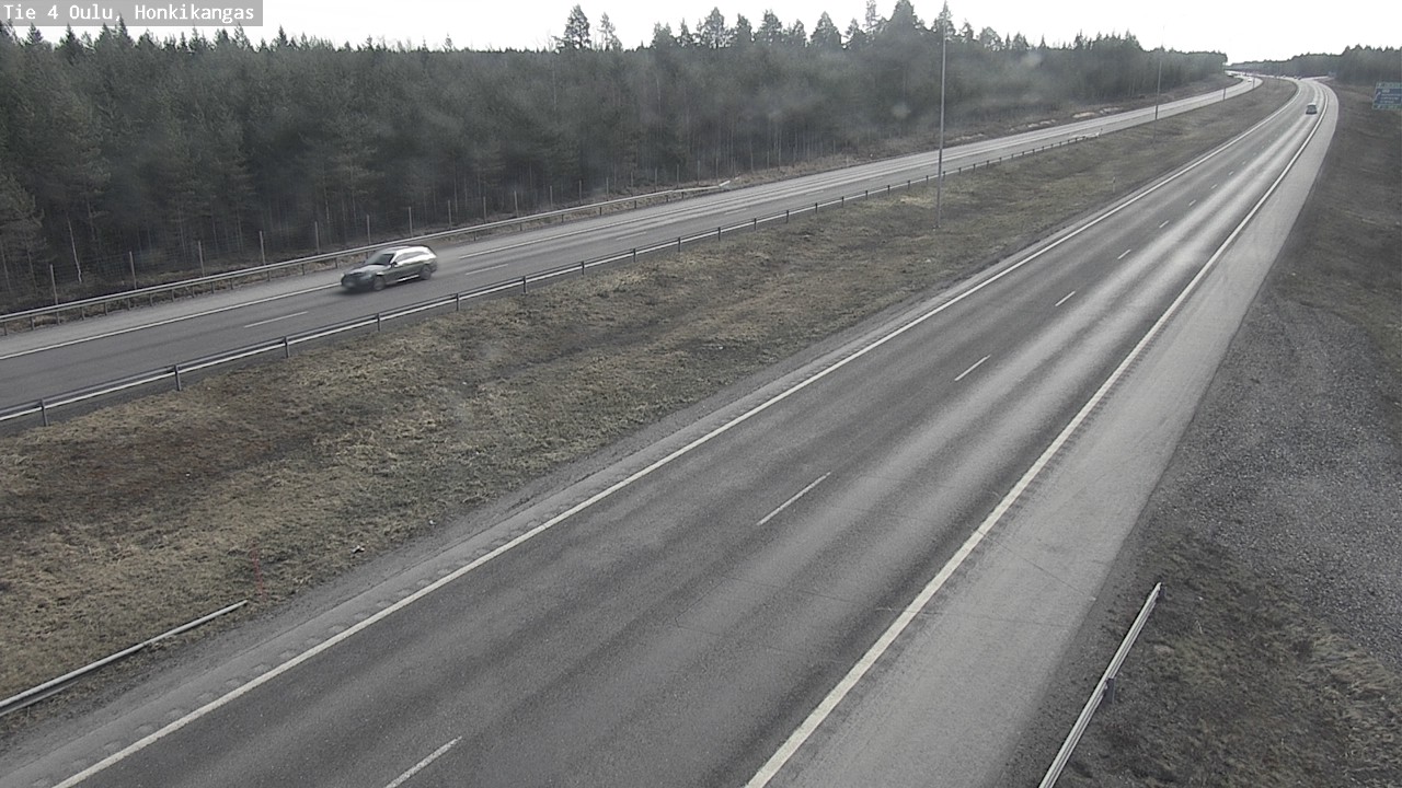 Weather Camera Image Road 4 Oulu, Honkikangas, Oulu, Pohjois-Pohjanmaa