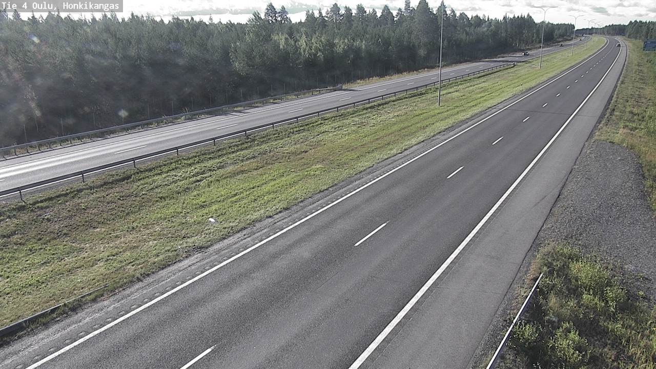 Weather Camera Image Road 4 Oulu, Honkikangas, Oulu, Pohjois-Pohjanmaa