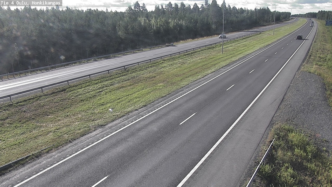 Weather Camera Image Road 4 Oulu, Honkikangas, Oulu, Pohjois-Pohjanmaa