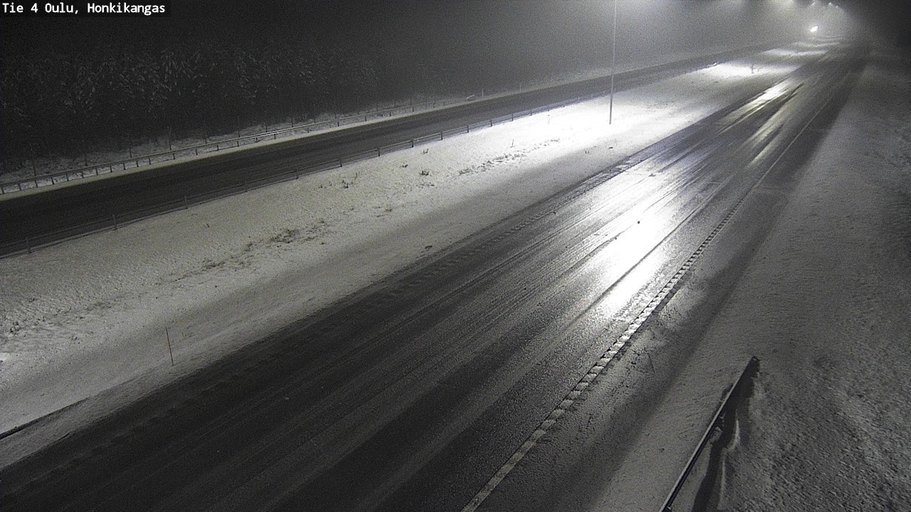 Weather Camera Image Väg 4 Oulu, Honkikangas, Oulu, Pohjois-Pohjanmaa