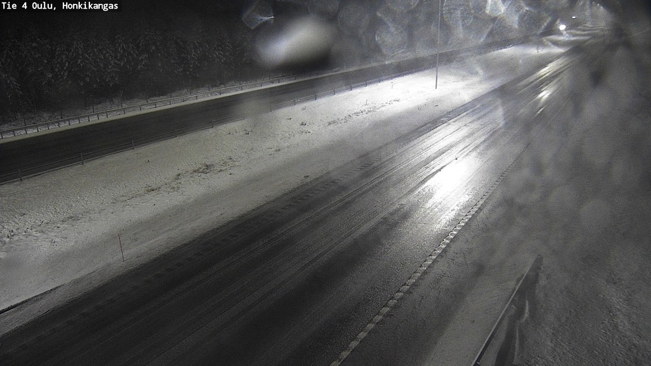 Weather Camera Image Väg 4 Oulu, Honkikangas, Oulu, Pohjois-Pohjanmaa