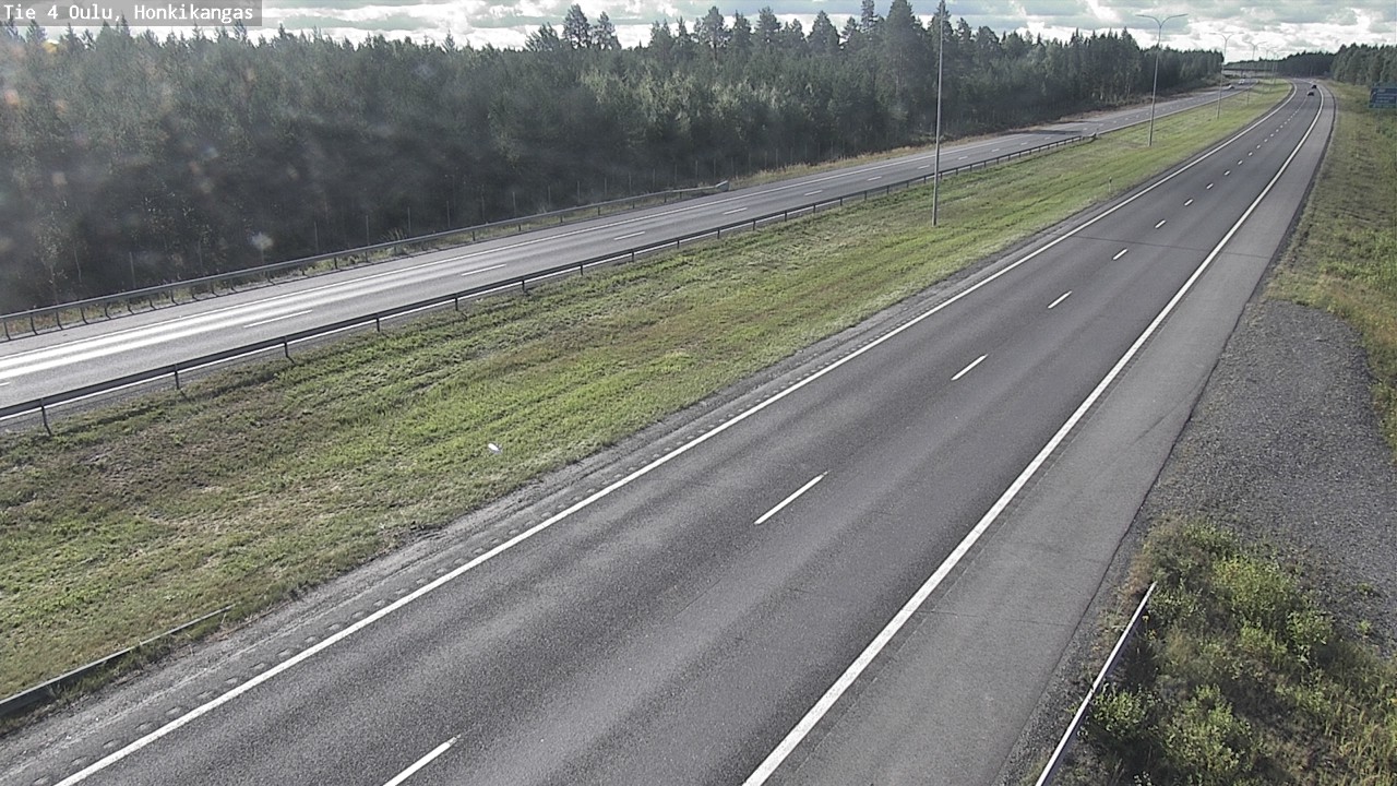 Weather Camera Image Road 4 Oulu, Honkikangas, Oulu, Pohjois-Pohjanmaa