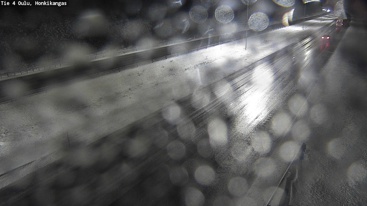 Weather Camera Image Väg 4 Oulu, Honkikangas, Oulu, Pohjois-Pohjanmaa