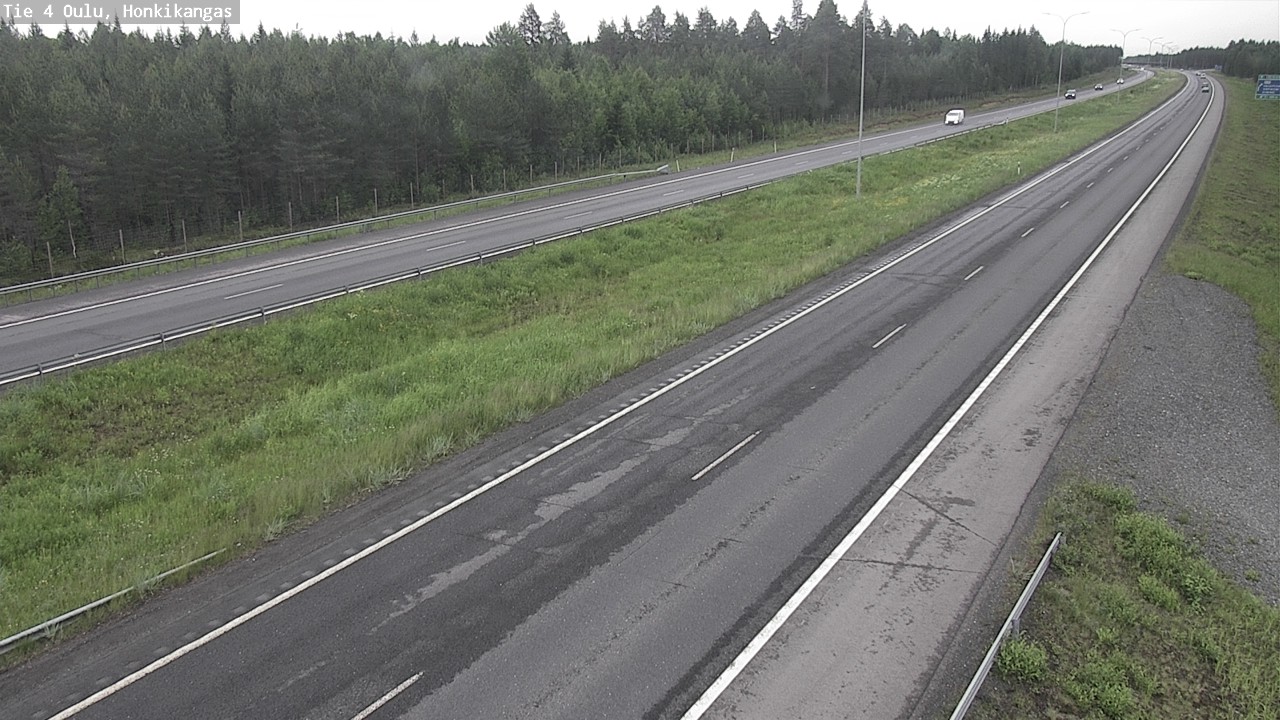 Weather Camera Image Road 4 Oulu, Honkikangas, Oulu, Pohjois-Pohjanmaa
