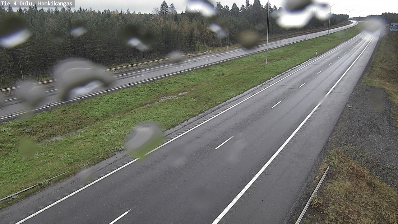 Weather Camera Image Road 4 Oulu, Honkikangas, Oulu, Pohjois-Pohjanmaa