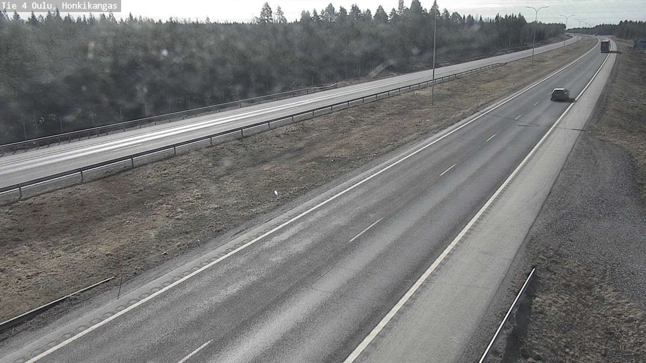 Weather Camera Image Road 4 Oulu, Honkikangas, Oulu, Pohjois-Pohjanmaa