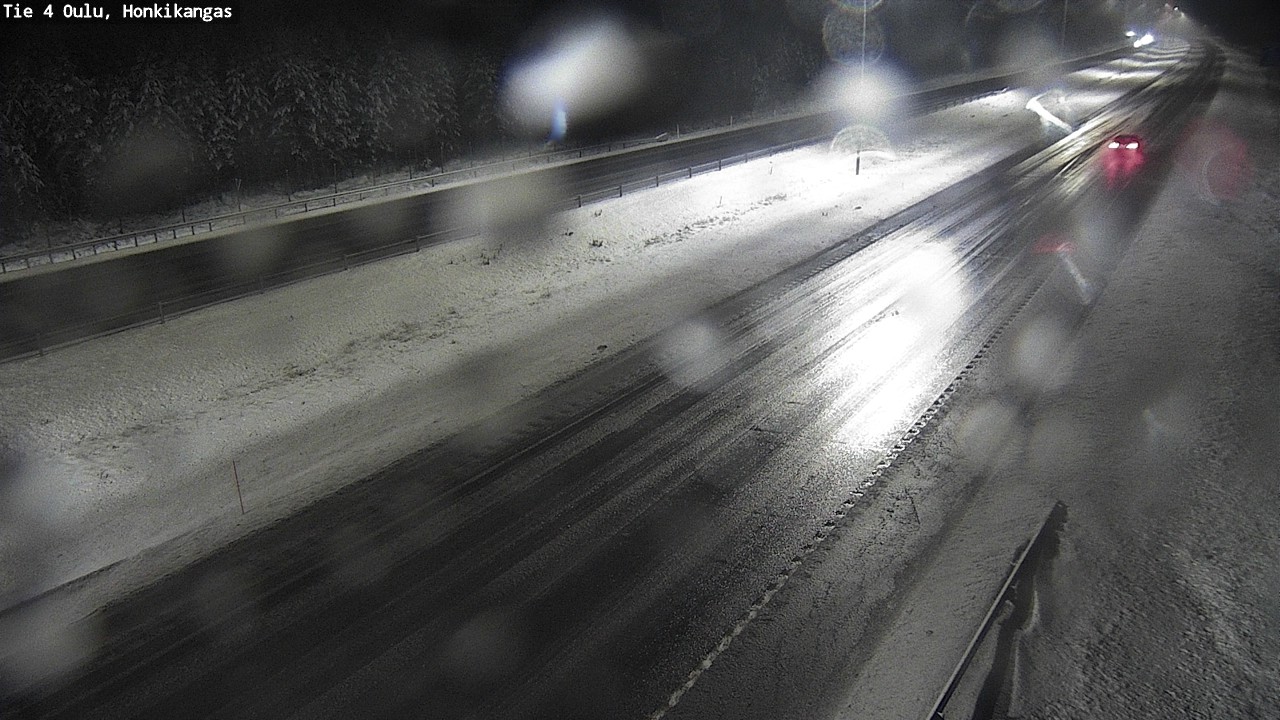 Weather Camera Image Väg 4 Oulu, Honkikangas, Oulu, Pohjois-Pohjanmaa