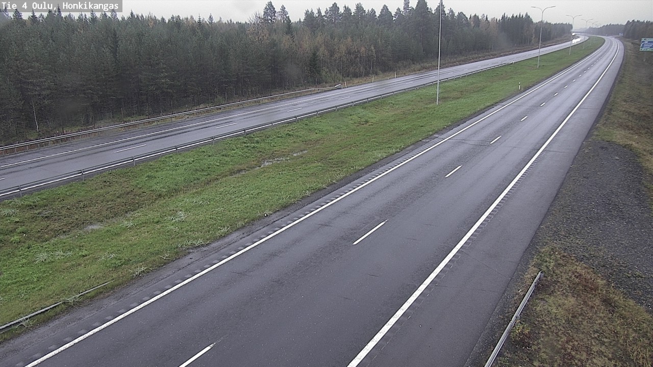 Weather Camera Image Road 4 Oulu, Honkikangas, Oulu, Pohjois-Pohjanmaa
