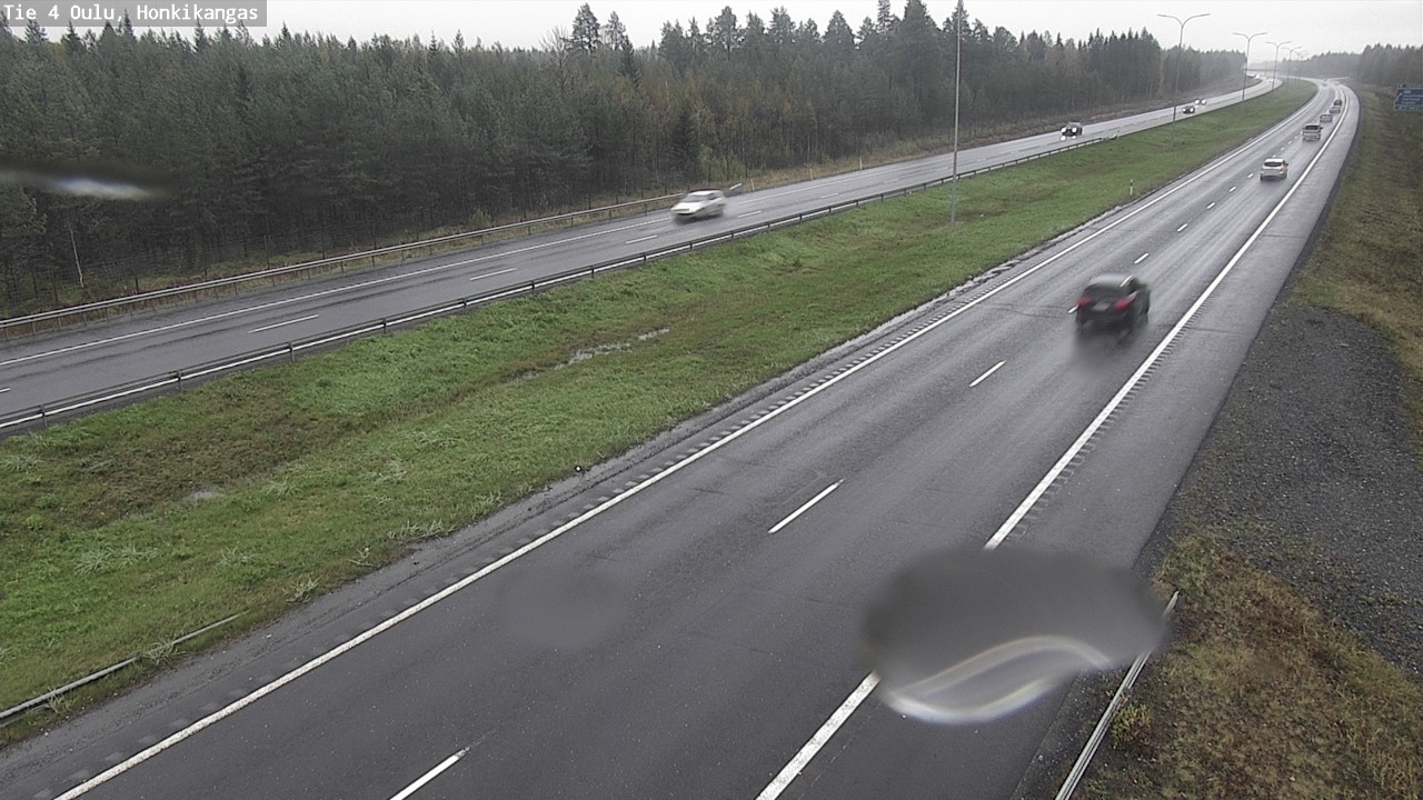 Weather Camera Image Väg 4 Oulu, Honkikangas, Oulu, Pohjois-Pohjanmaa
