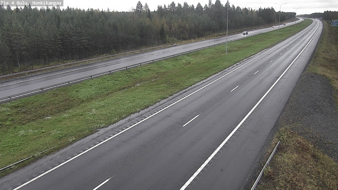 Weather Camera Image Väg 4 Oulu, Honkikangas, Oulu, Pohjois-Pohjanmaa