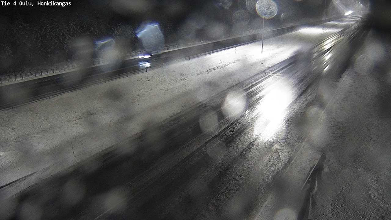 Weather Camera Image Väg 4 Oulu, Honkikangas, Oulu, Pohjois-Pohjanmaa