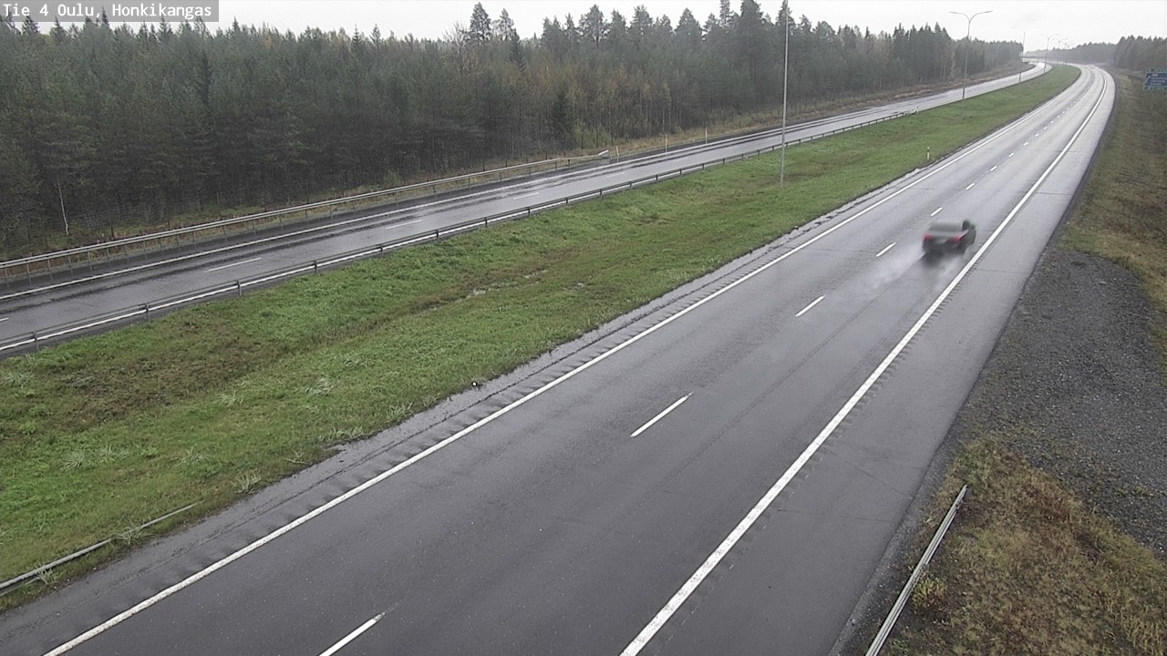 Weather Camera Image Väg 4 Oulu, Honkikangas, Oulu, Pohjois-Pohjanmaa