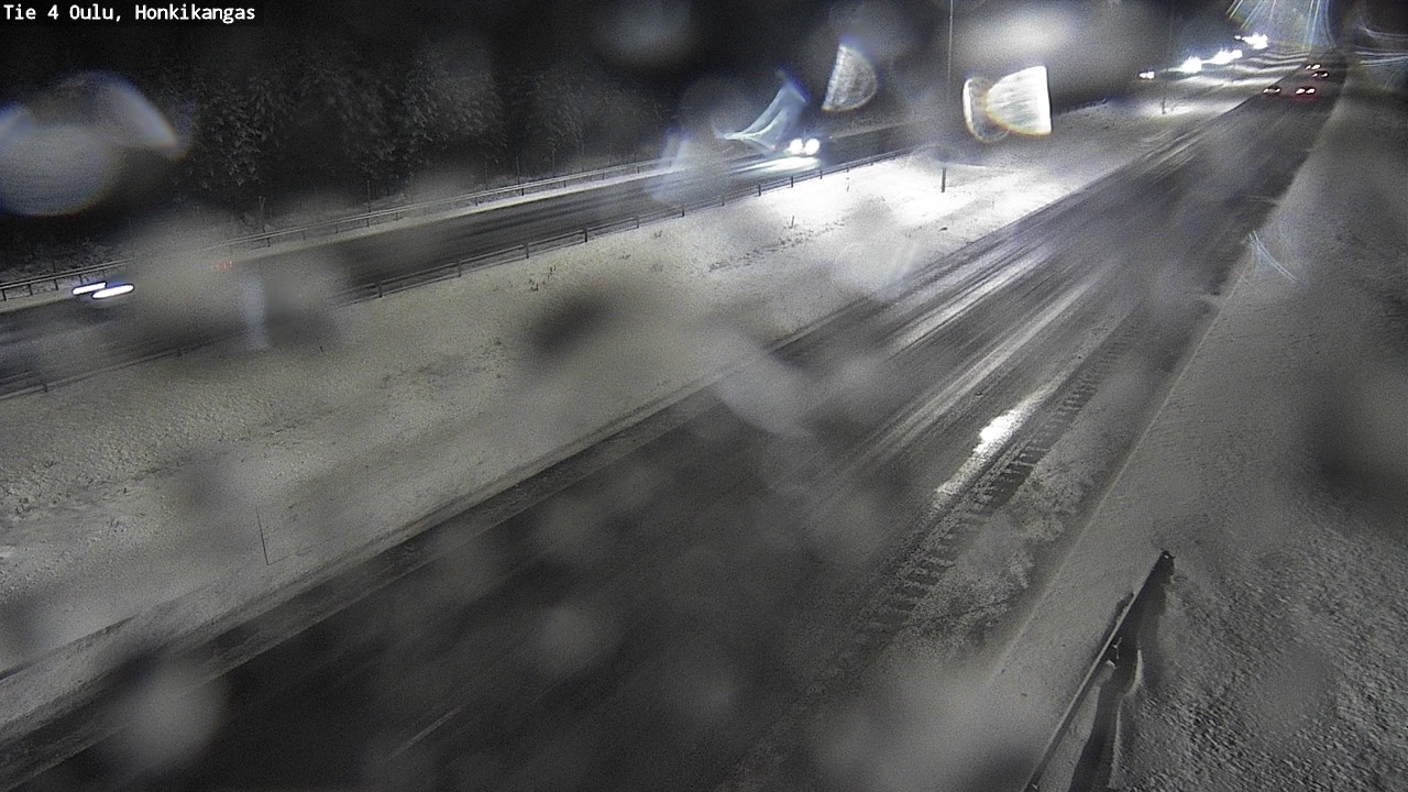 Weather Camera Image Väg 4 Oulu, Honkikangas, Oulu, Pohjois-Pohjanmaa