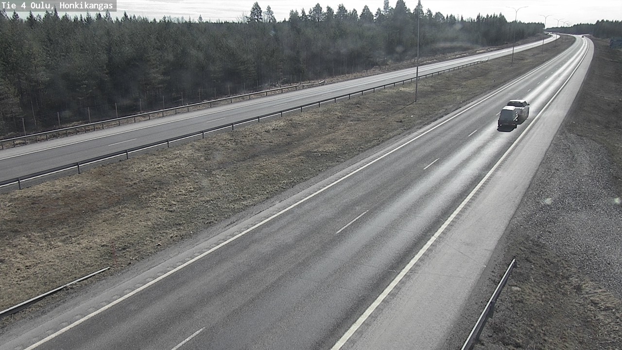 Weather Camera Image Road 4 Oulu, Honkikangas, Oulu, Pohjois-Pohjanmaa