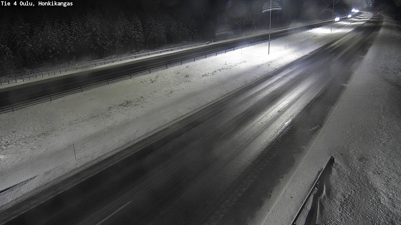Weather Camera Image Väg 4 Oulu, Honkikangas, Oulu, Pohjois-Pohjanmaa