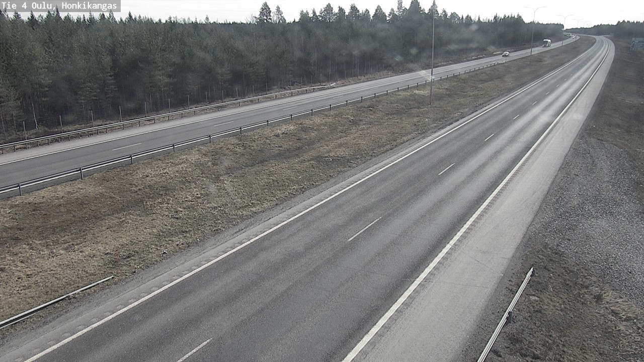 Weather Camera Image Road 4 Oulu, Honkikangas, Oulu, Pohjois-Pohjanmaa
