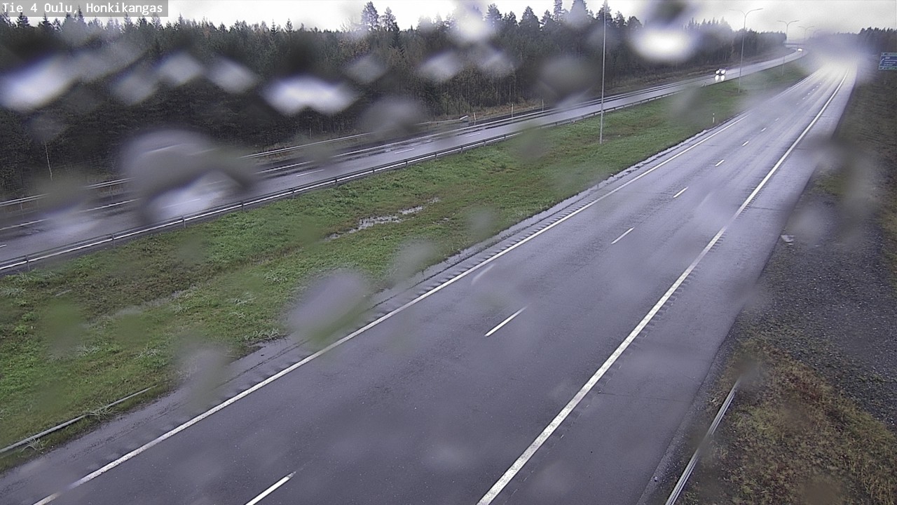 Weather Camera Image Road 4 Oulu, Honkikangas, Oulu, Pohjois-Pohjanmaa