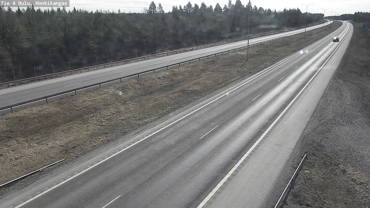 Weather Camera Image Road 4 Oulu, Honkikangas, Oulu, Pohjois-Pohjanmaa