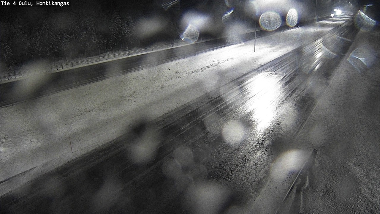Weather Camera Image Väg 4 Oulu, Honkikangas, Oulu, Pohjois-Pohjanmaa