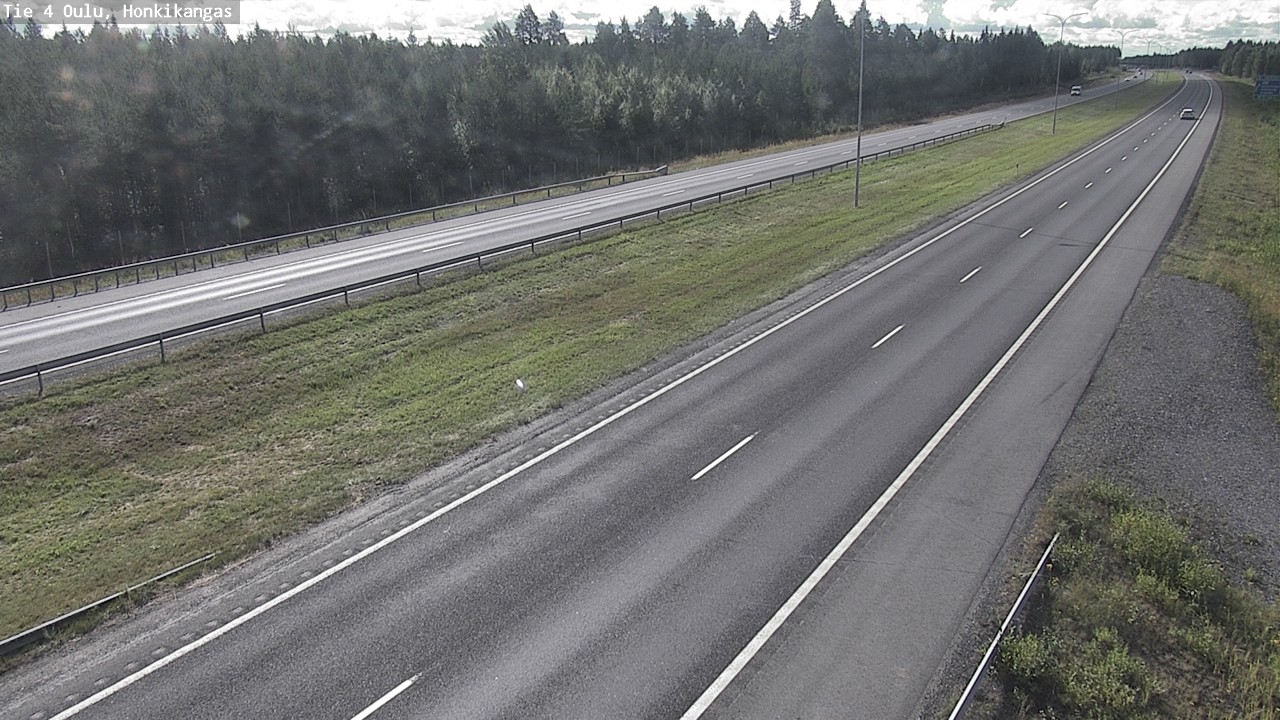 Weather Camera Image Road 4 Oulu, Honkikangas, Oulu, Pohjois-Pohjanmaa