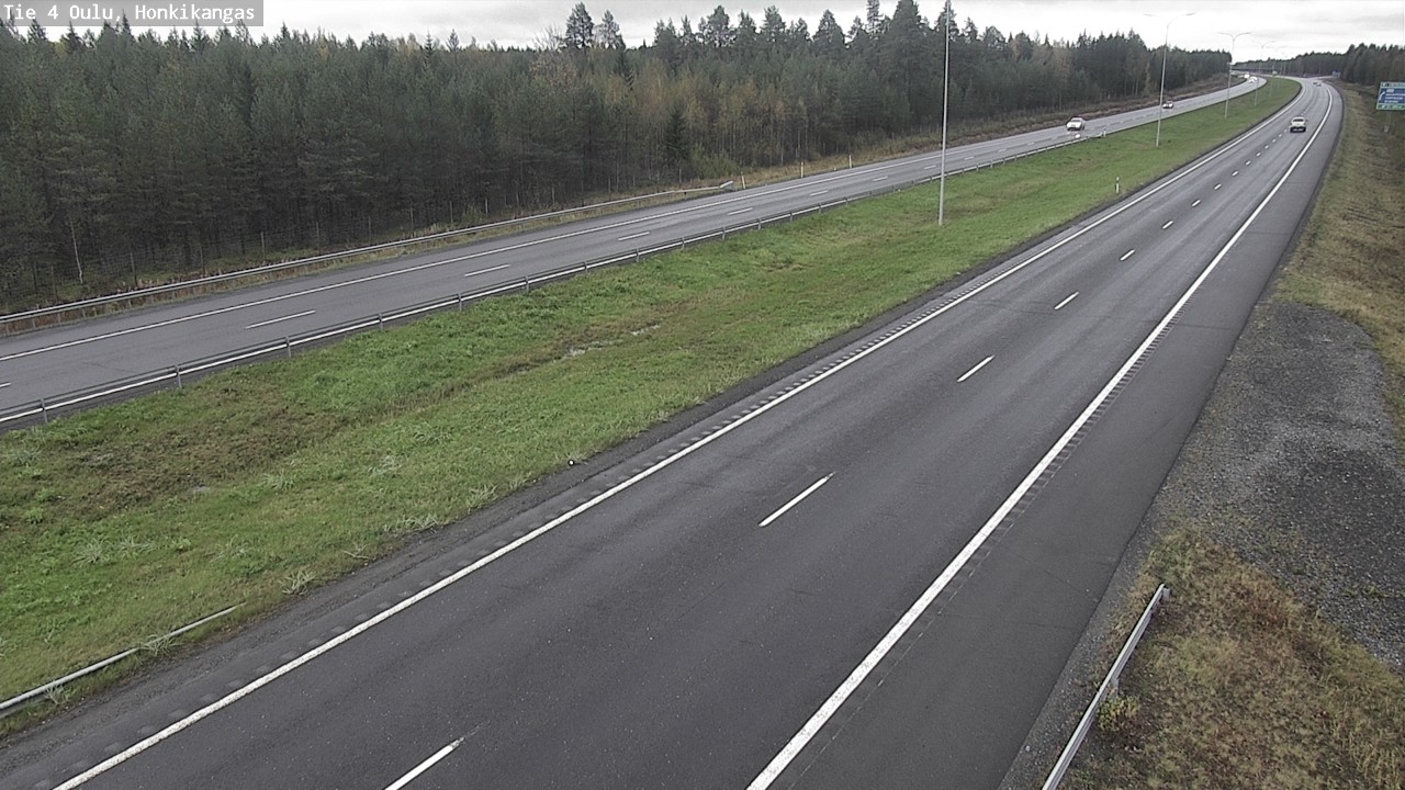 Weather Camera Image Road 4 Oulu, Honkikangas, Oulu, Pohjois-Pohjanmaa