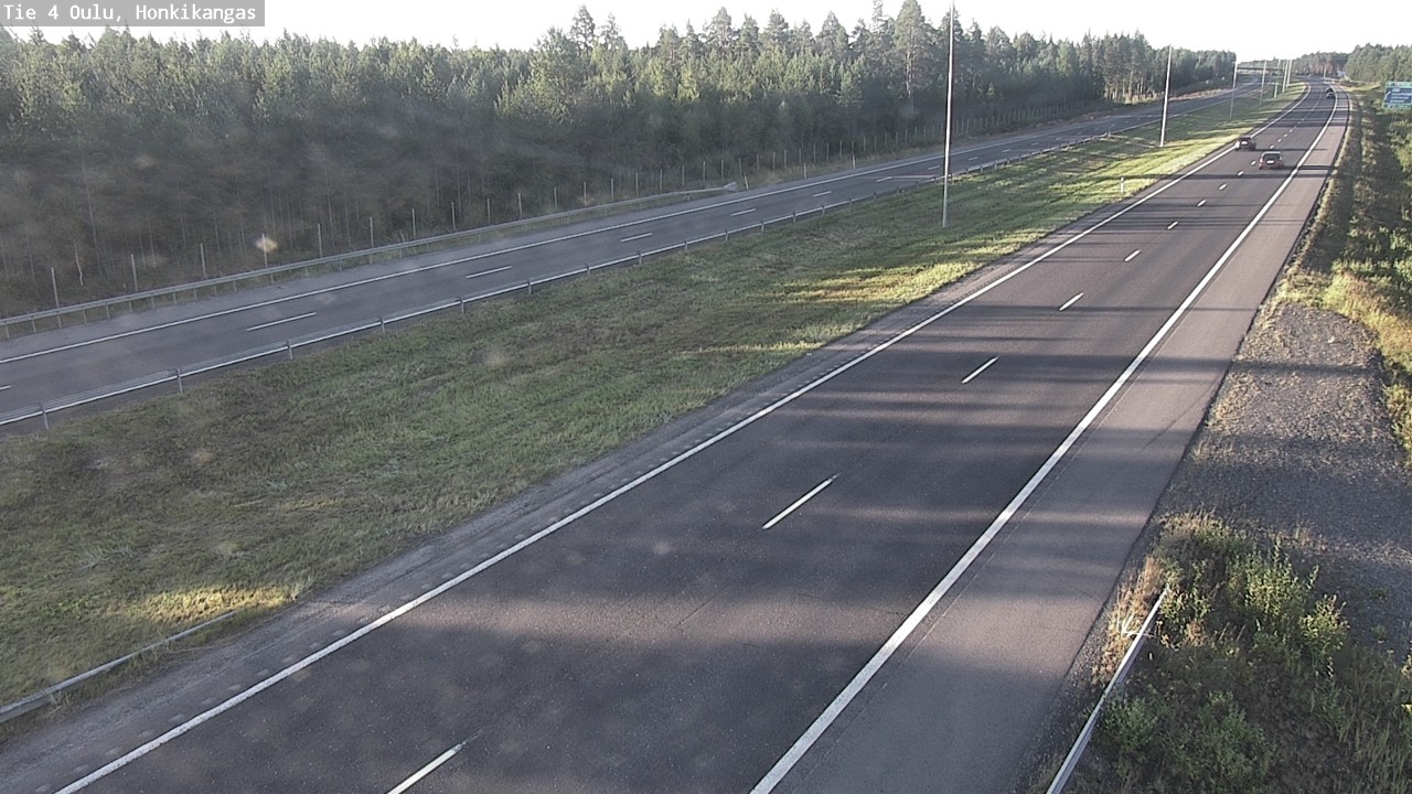 Weather Camera Image Road 4 Oulu, Honkikangas, Oulu, Pohjois-Pohjanmaa